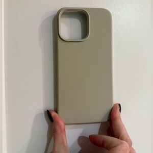 Smooth Beige iPhone 14 Pro Max Case